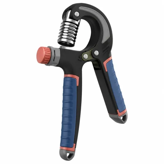 Verstellbarer Handtrainer für Griffkraft 5-60 kg Schwarz und Blau-meubolveta