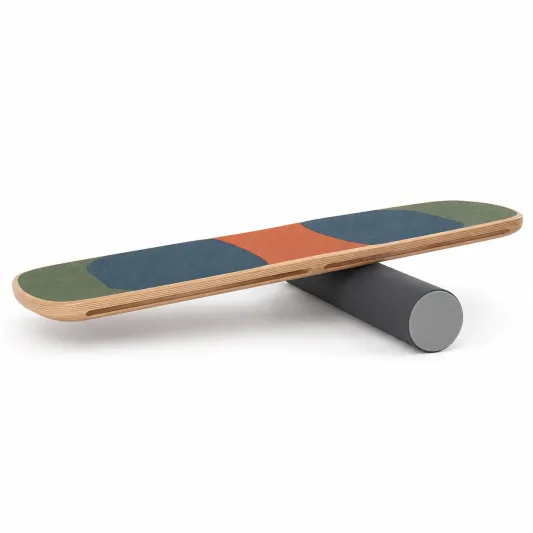 Balance Board für Gleichgewichtstraining, Grüne/Blau/Orange/Graue Anti-Rutsch-Oberfläche-decozveta