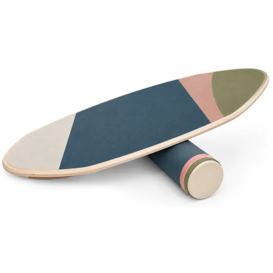 Balance Board Blau, Rosa, Grün 75x28 cm-decozveta
