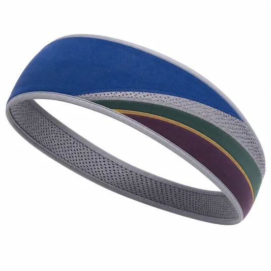 Vielseitiges Sport-Stirnband Violett/Blau/Schwarz-meubrixon