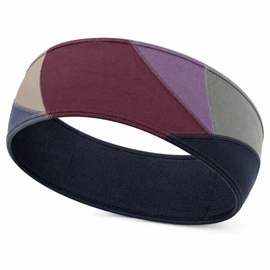 Elastisches Stirnband für Sport in Lila/Grün/Beige-meubrixon