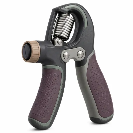 Verstellbarer Handtrainer mit ergonomischem Griff - Braun/Grau/Beige-meubrixon