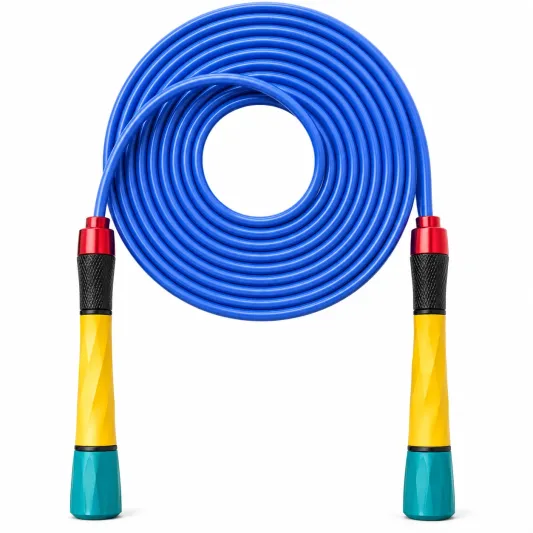 Springseil für Fitness 300 cm Pink/Blau/Gelb-meubrixon