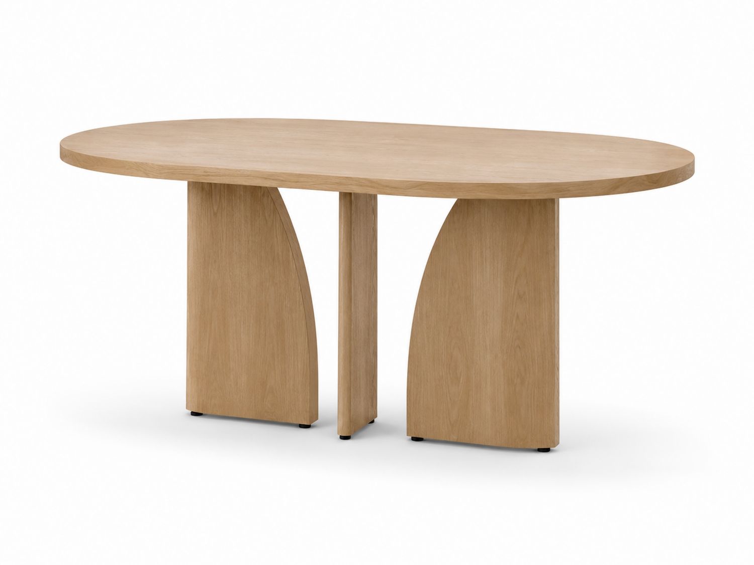 Table ovale en bois de chêne