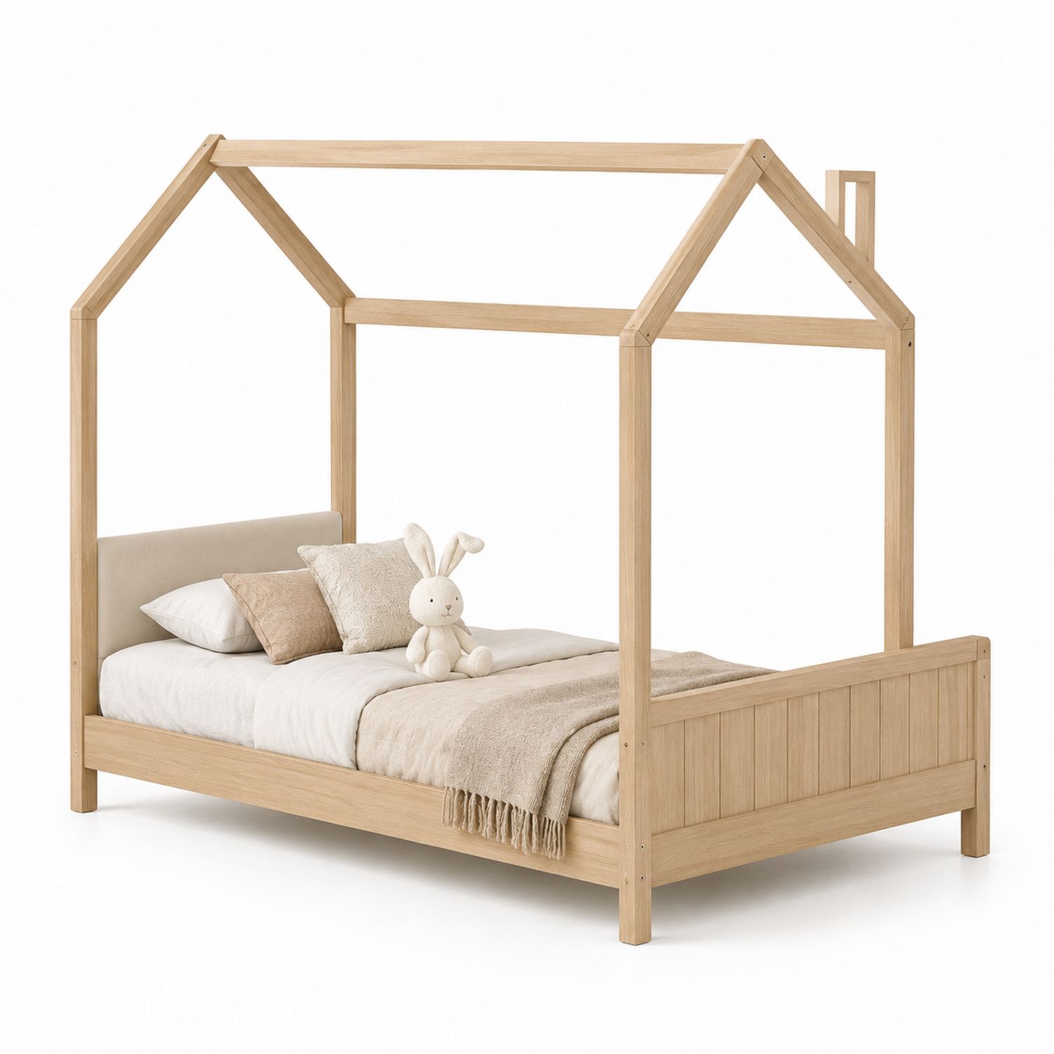 Lit cabane en bois pour enfant