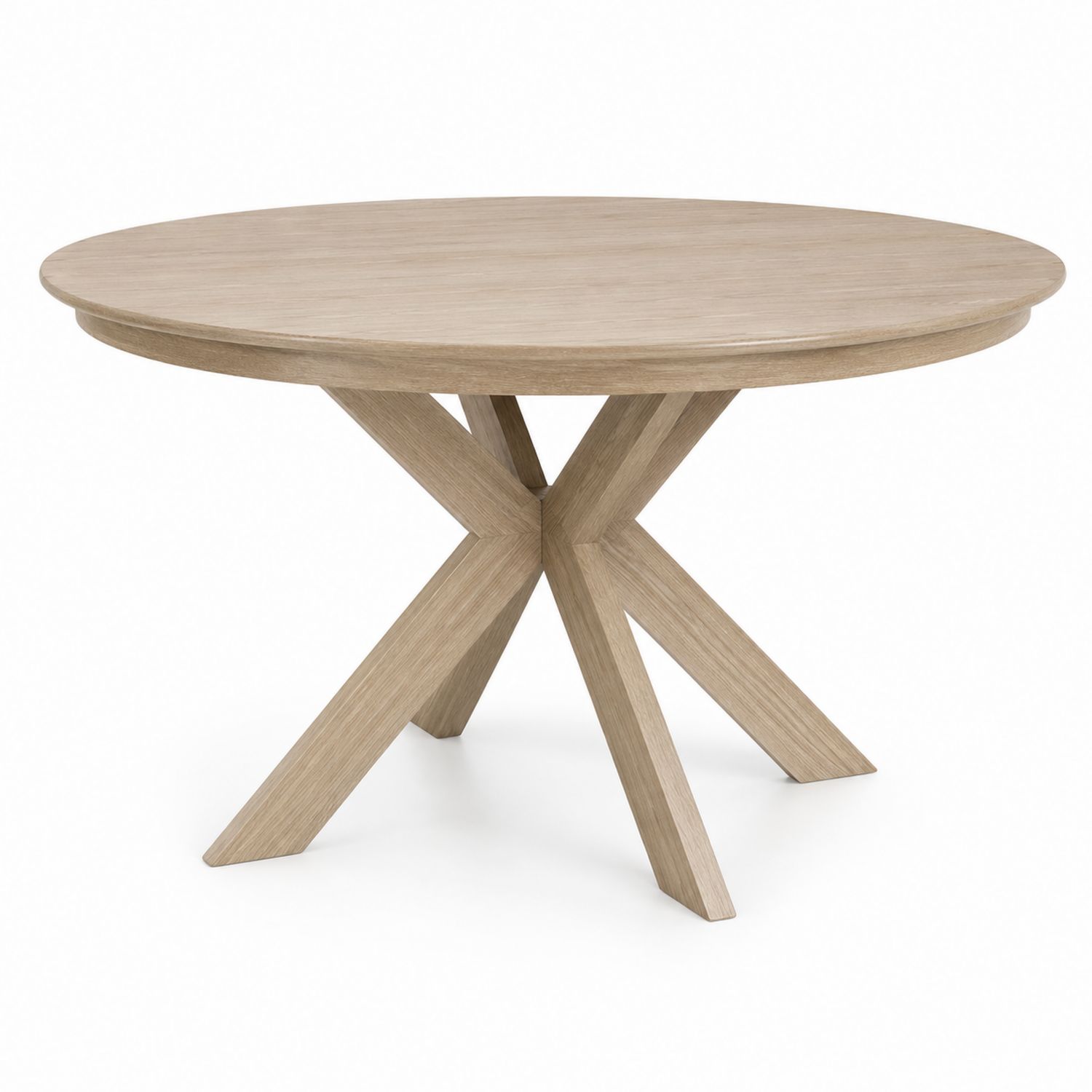 Table ronde en bois 120 cm
