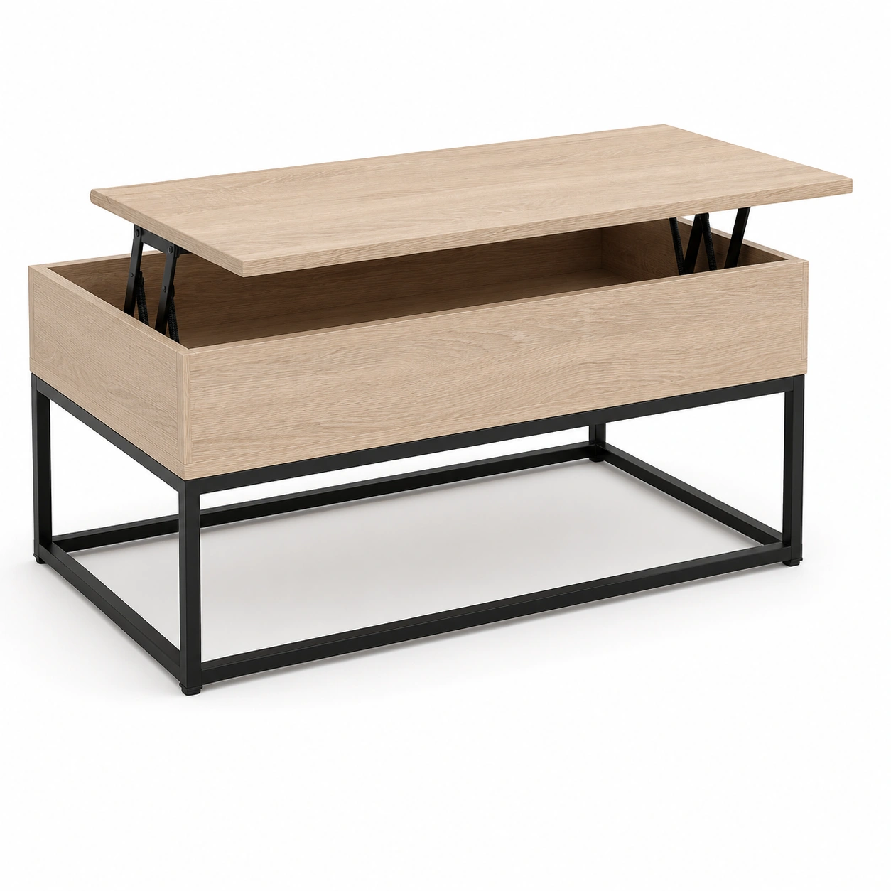 Mesa de centro elevable con almacenaje-casafinohome