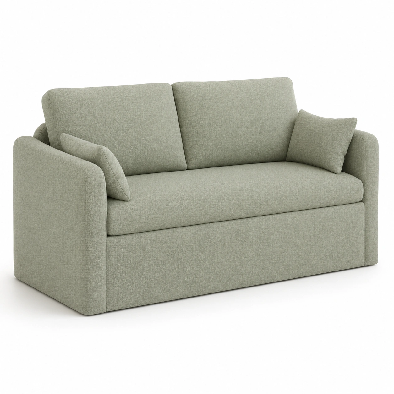 Sofa cama de dos plazas color verde-casafinohome