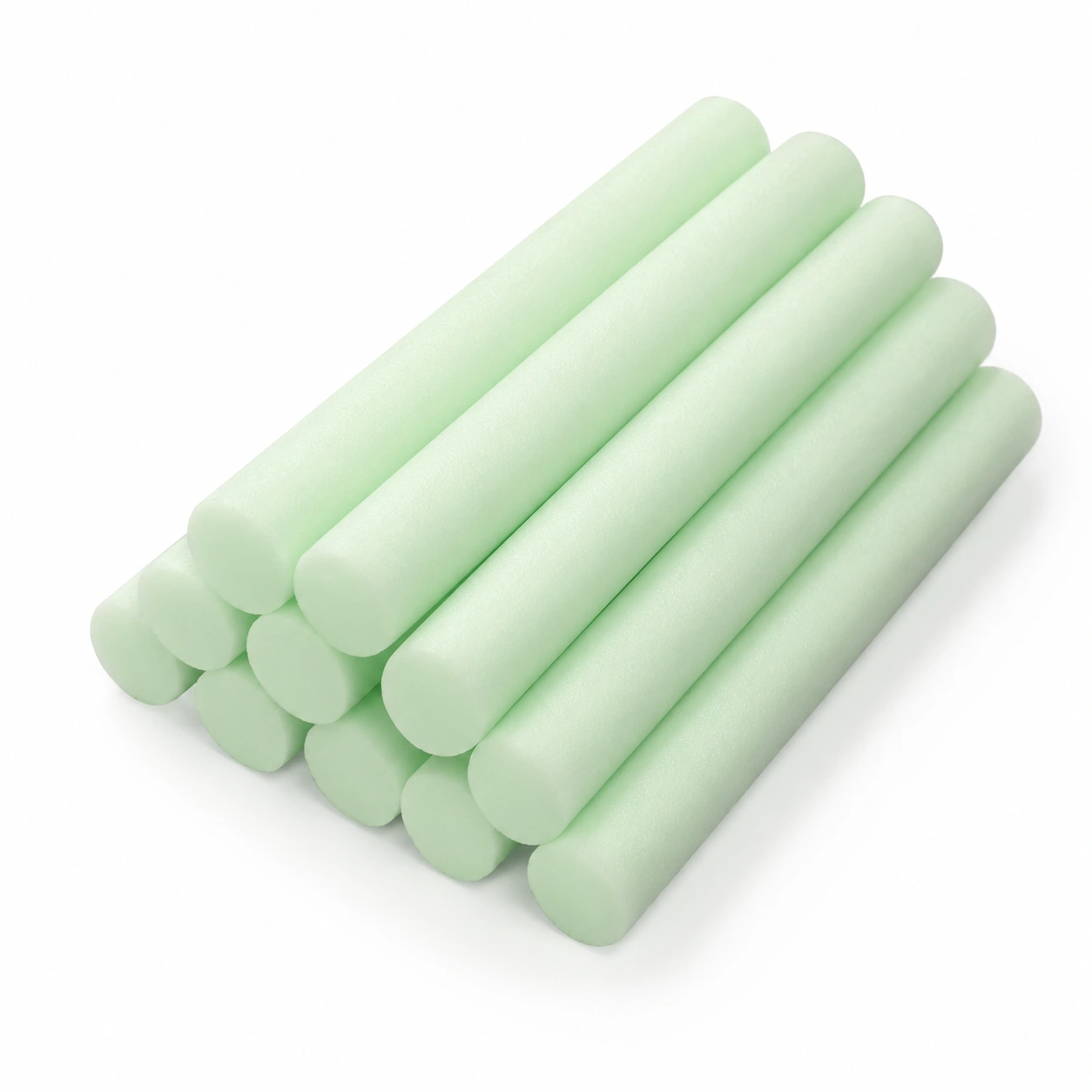 Set de 10 cilindros de espuma verdes-casafinohome