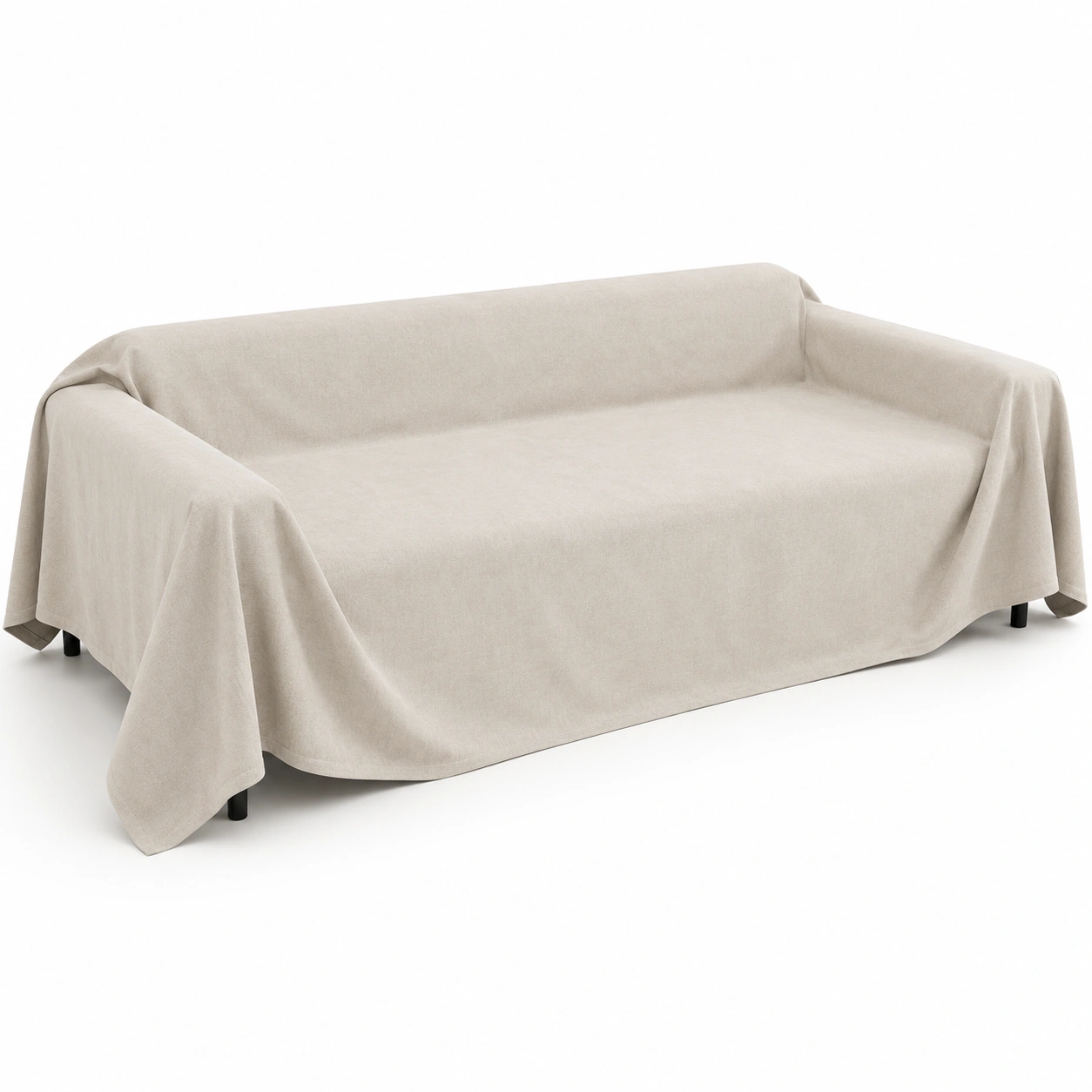 Cubierta para sofa color marfil-casafinohome