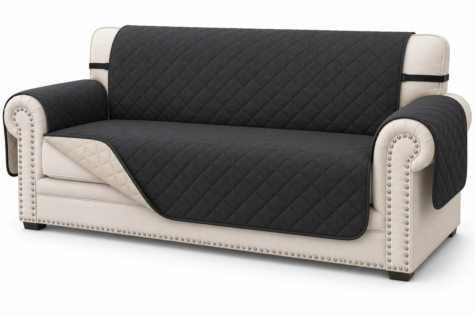 Protector para sofa color negro-casafinohome