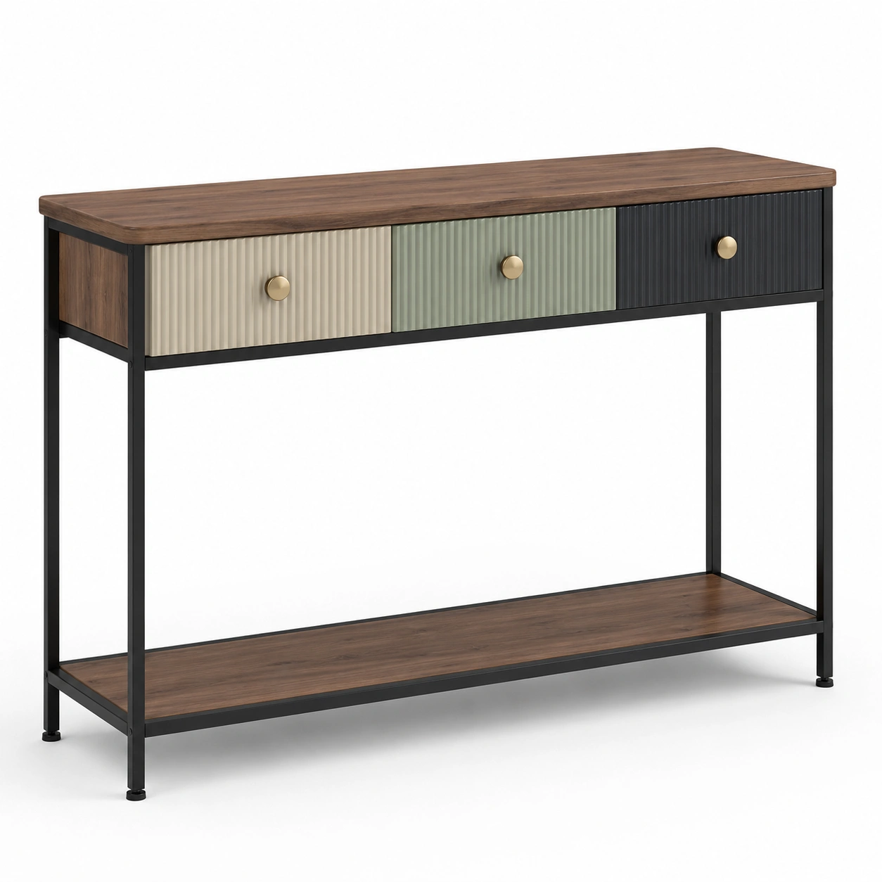 Mesa consola de entrada con tres cajones-casafinohome