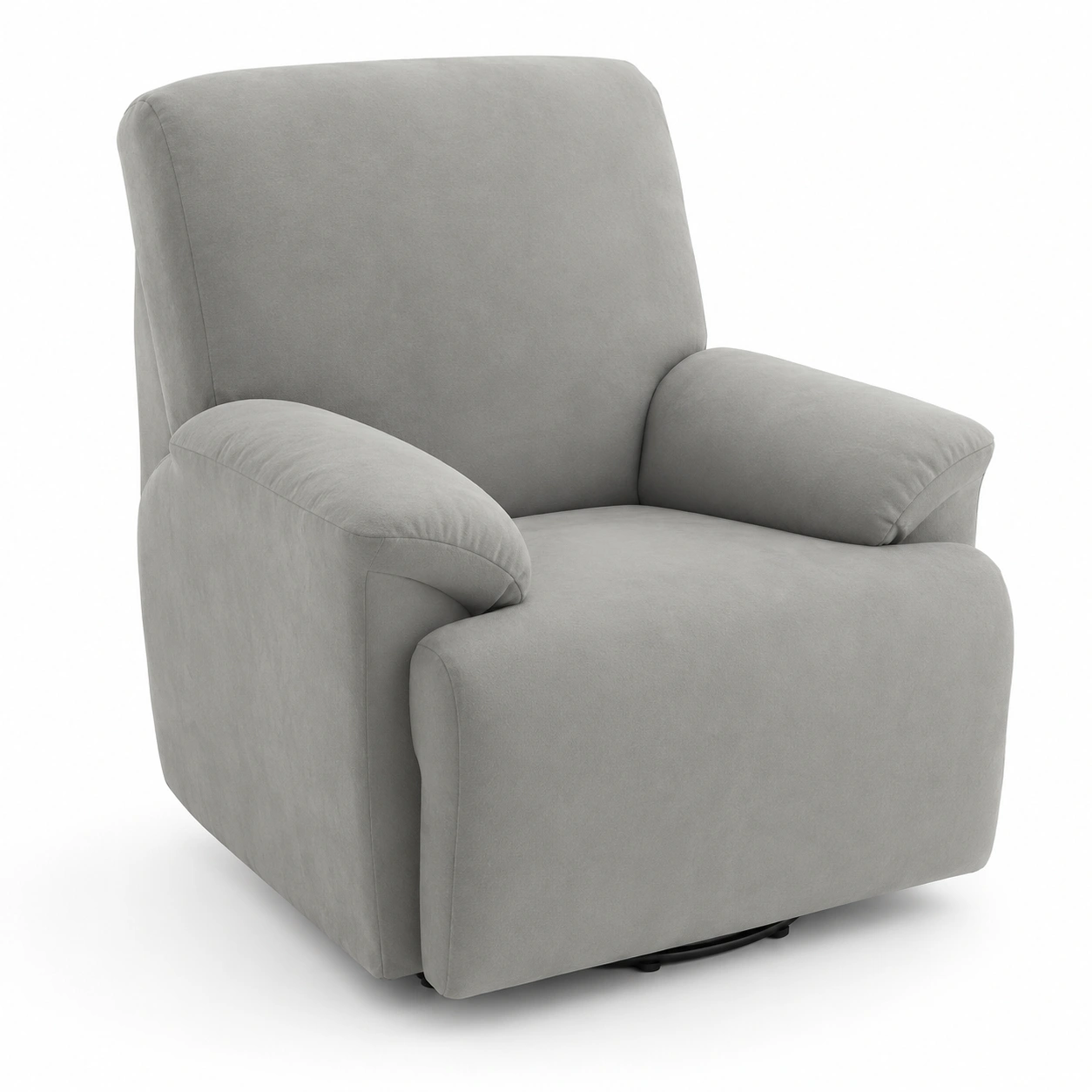 Sillon giratorio individual gris-casafinohome