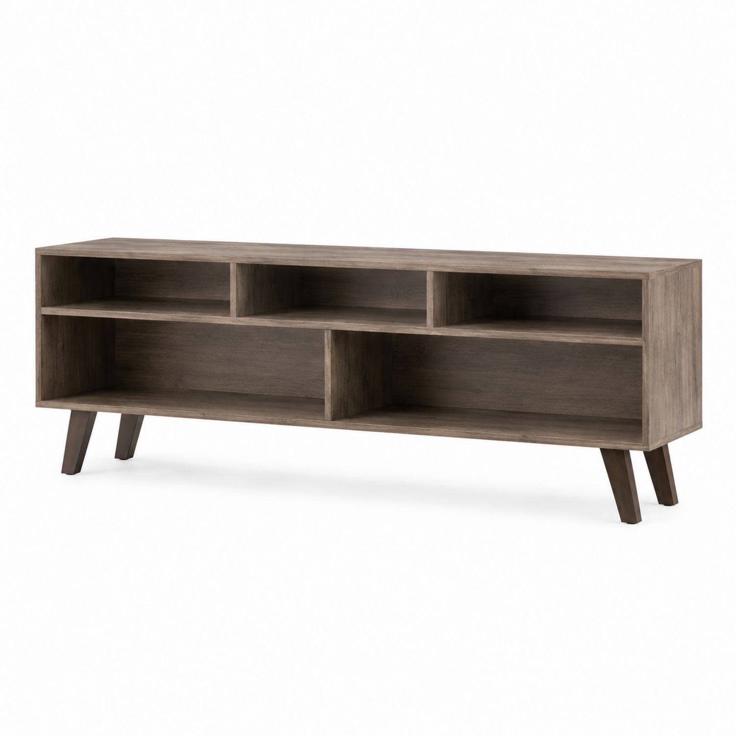Meuble TV en bois de chêne Brun 150x40x50 cm