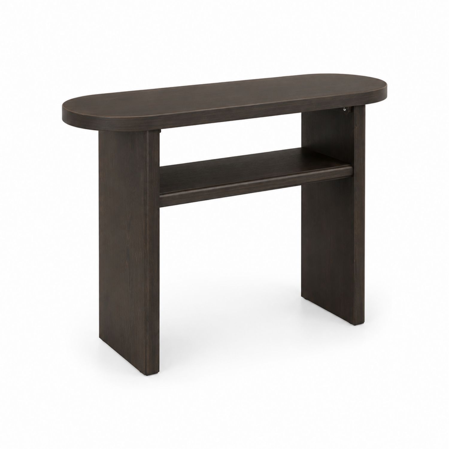 Console en Bois marron foncé 120 cm x 35 cm x 75 cm