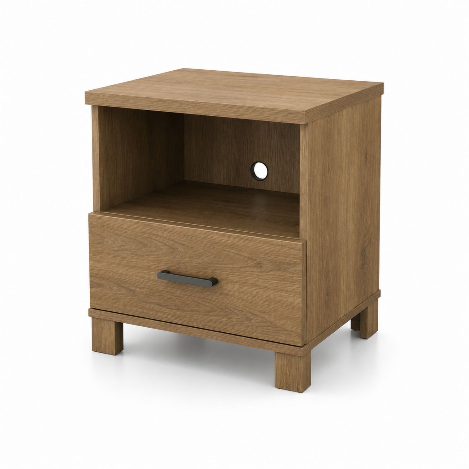 Table de chevet en bois avec tiroir et compartiment 50x40x60 cm