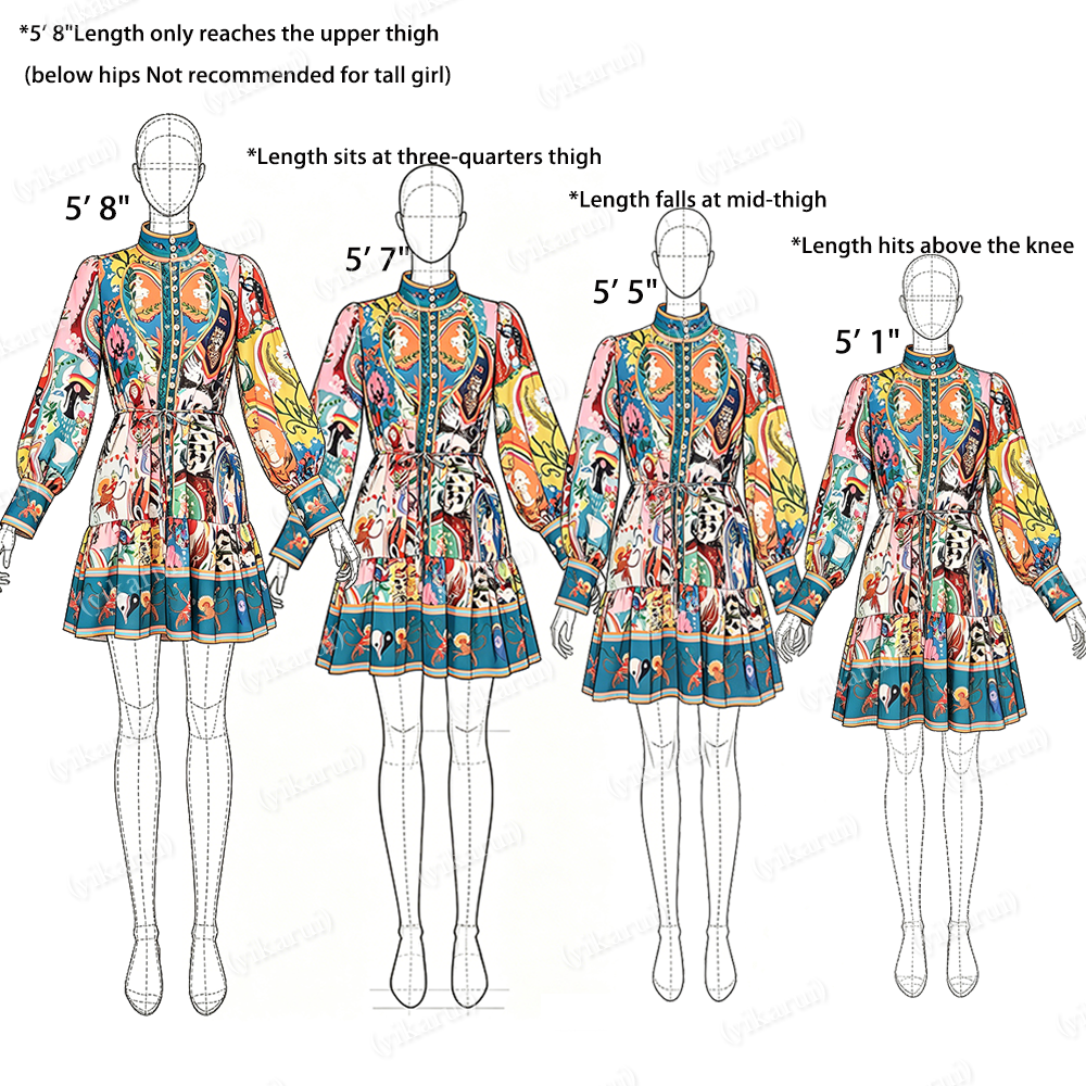 Greek Mythology Printed Dress