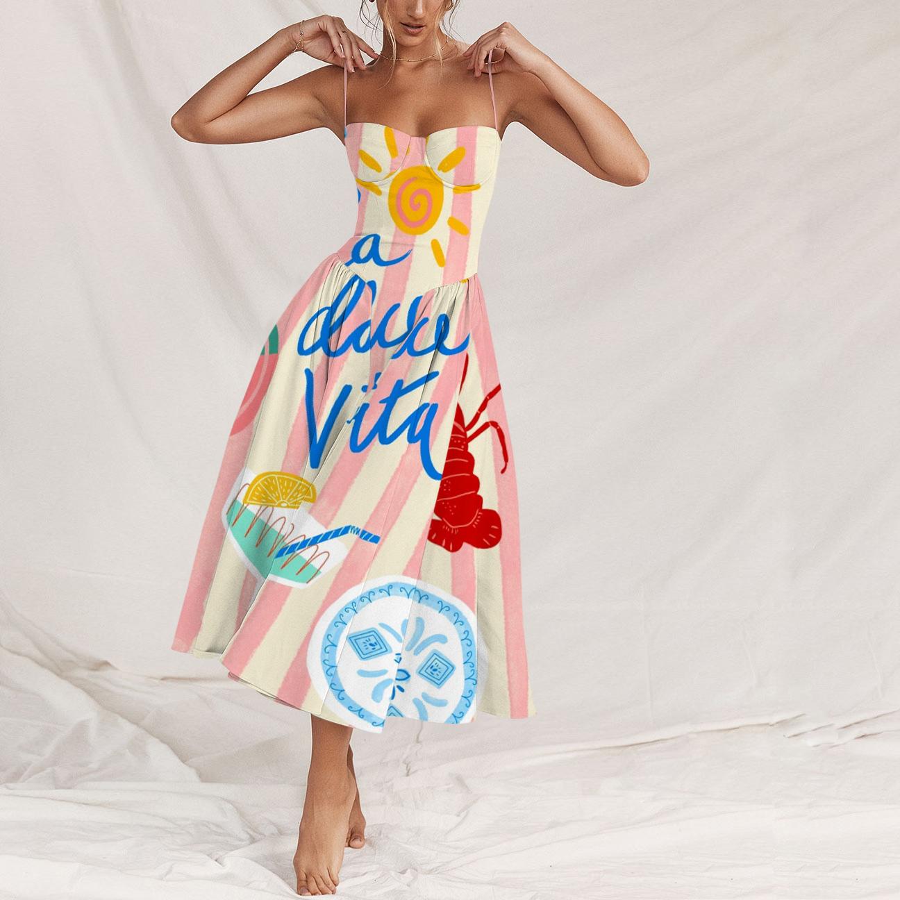 La Dolce Vita  Slip Midi Dress