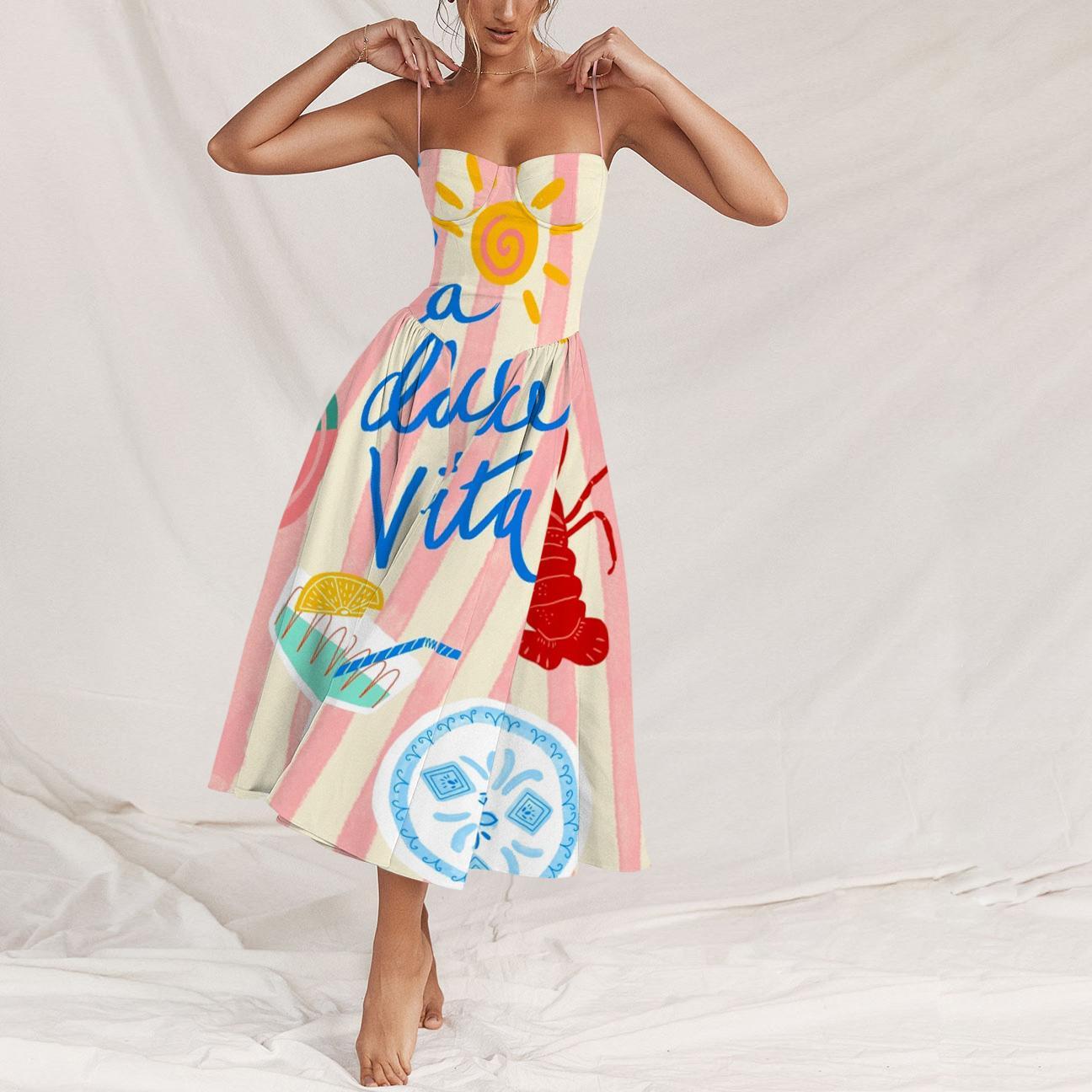 La Dolce Vita Slip Midi Dress