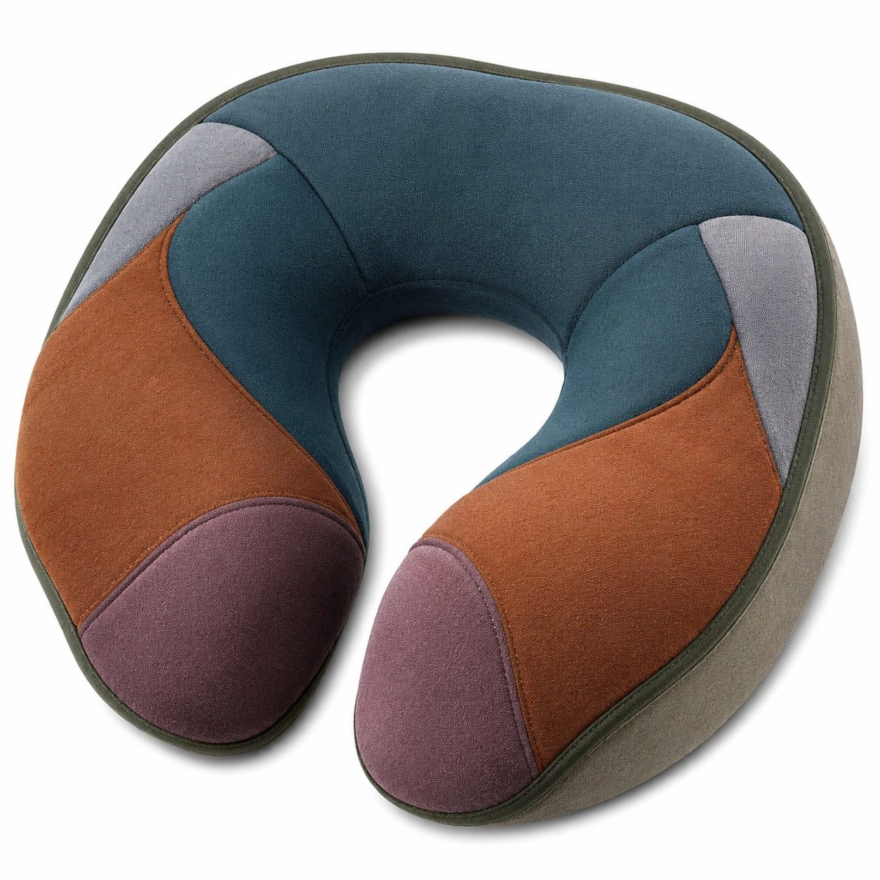 Almohada de Viaje en Forma de U Multicolor Ergonómica-BEL DRA NOX