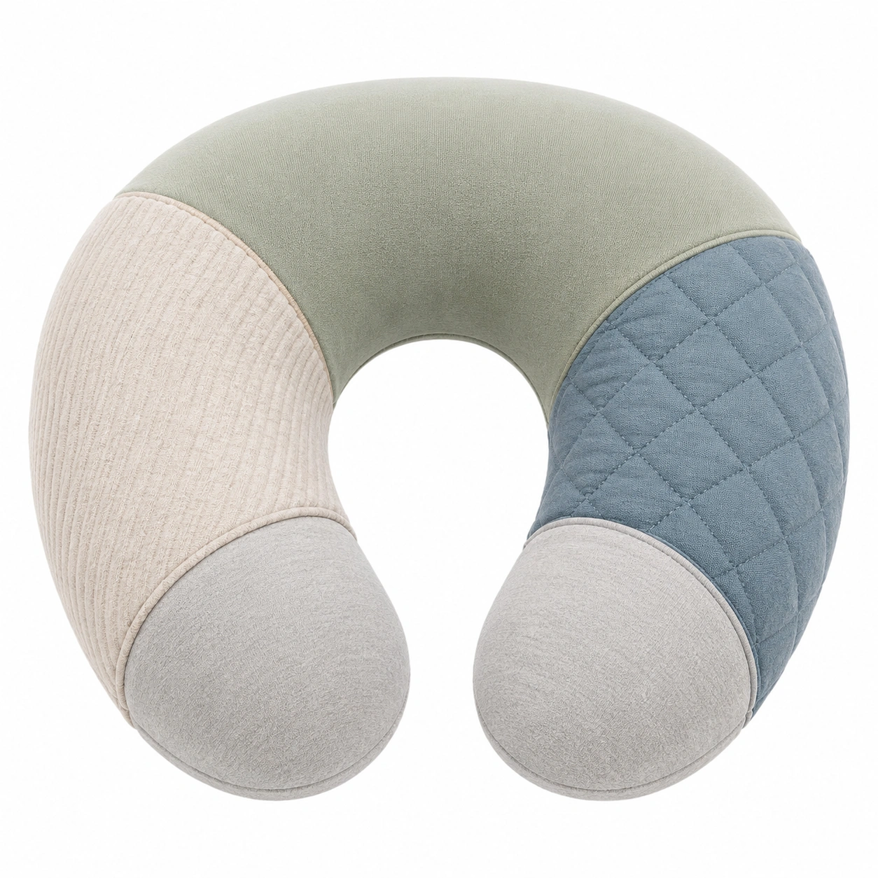 Almohada de Viaje en Forma de U con Soporte Ergonómico Multicolor-BEL DRA NOX
