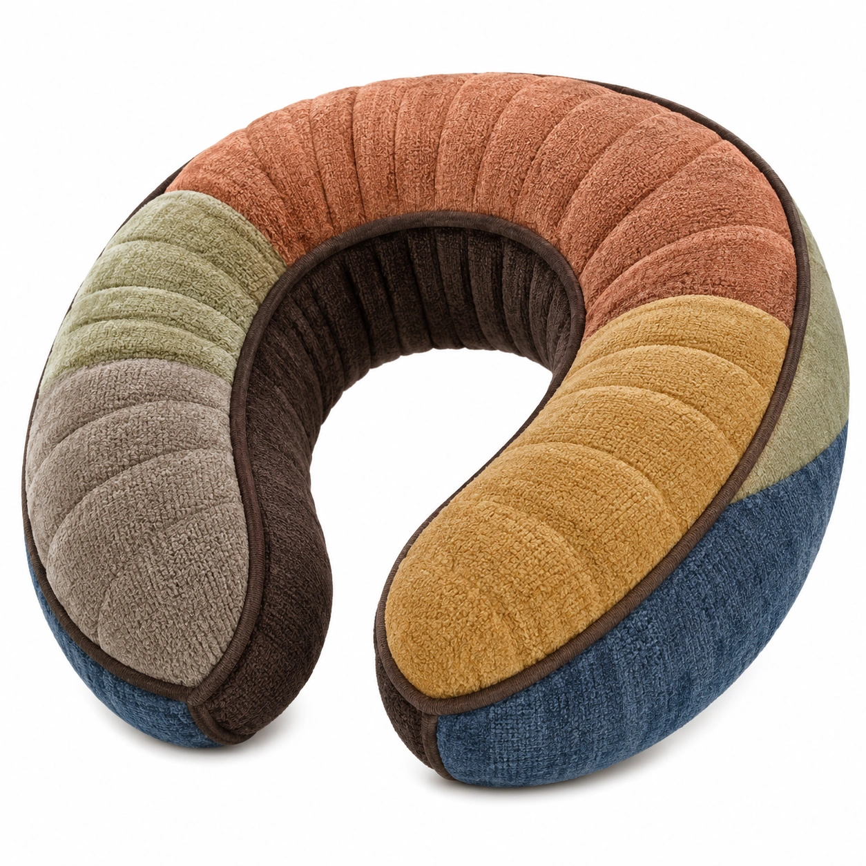 Almohada de Viaje Ergonómica en Forma de U Multicolor-BEL DRA NOX