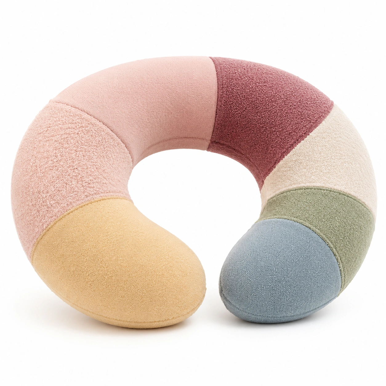 Cojín de Viaje Ergonómico Multicolor en Forma de U-BEL DRA NOX