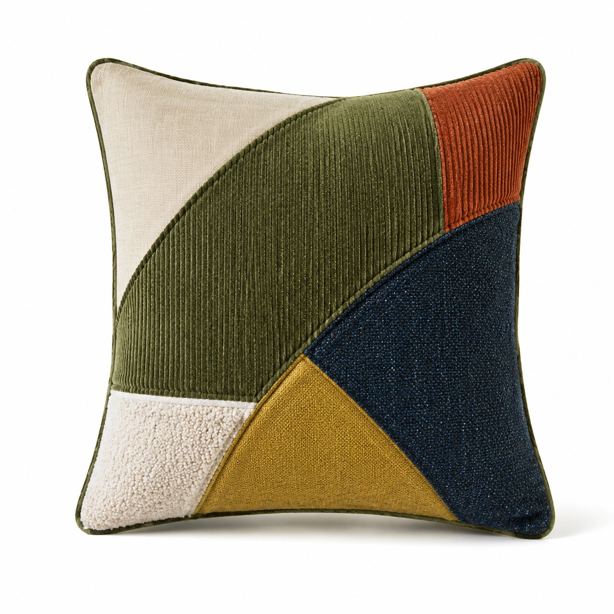 Cojín Decorativo Geométrico Multicolor 45x45cm-BEL DRA NOX