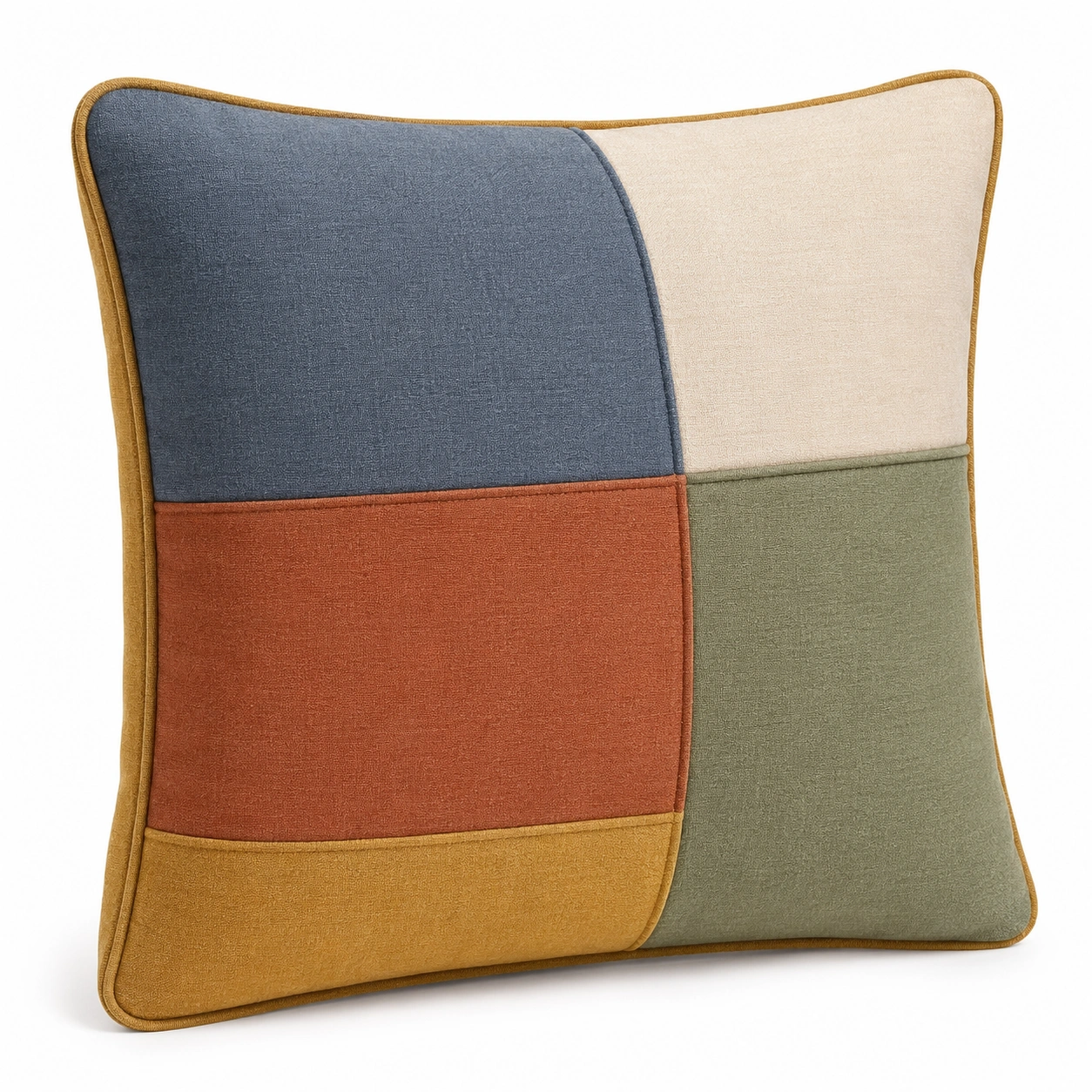 Cojín Decorativo Patchwork Multicolor 45x45 cm-BEL DRA NOX