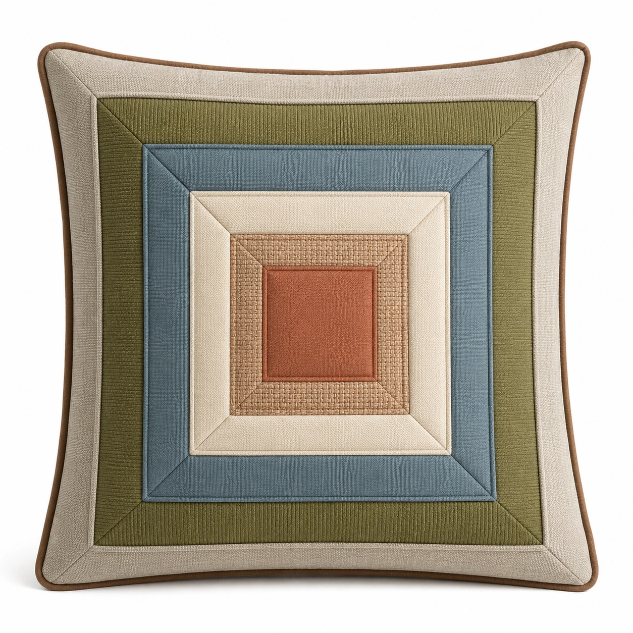 Cojín Decorativo Geométrico Multicolor 45x45cm-BEL DRA NOX