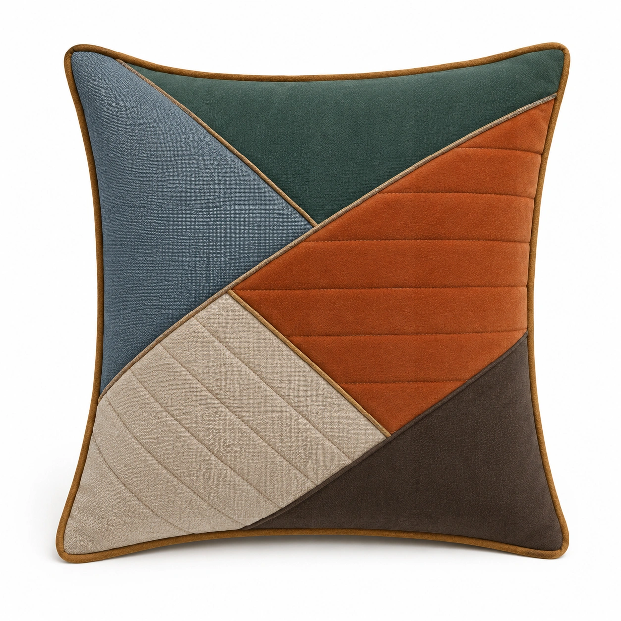 Cojín decorativo geométrico multicolor 45x45 cm-BEL DRA NOX