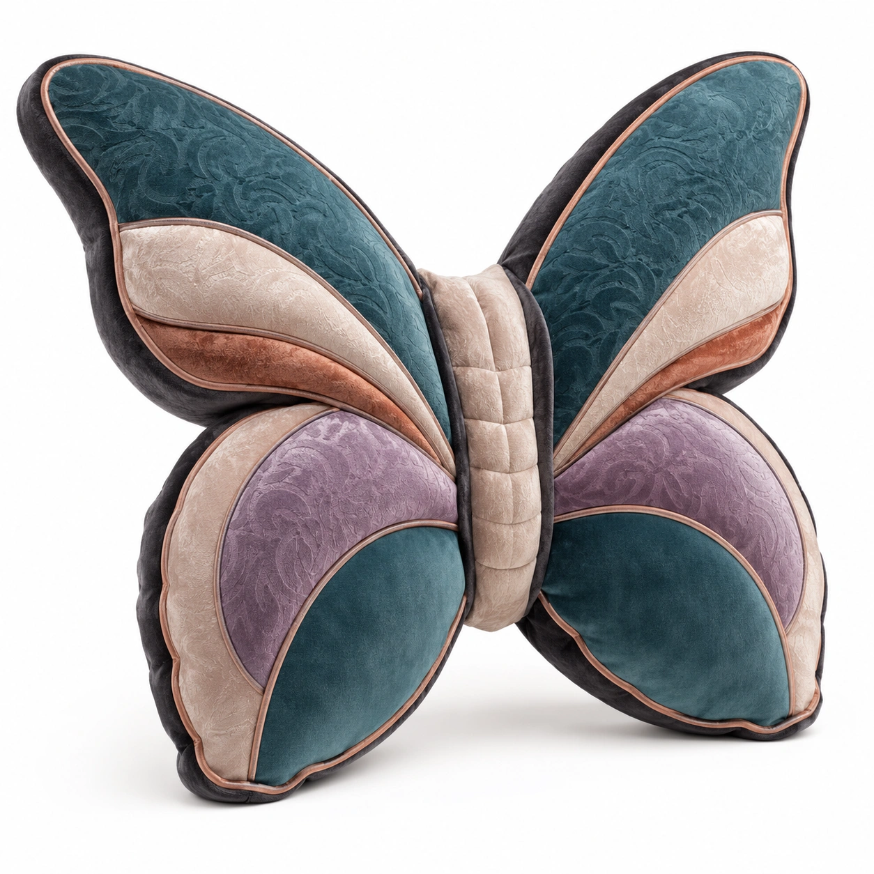 Cojín Decorativo Mariposa Multicolor 60x45cm-BEL DRA NOX