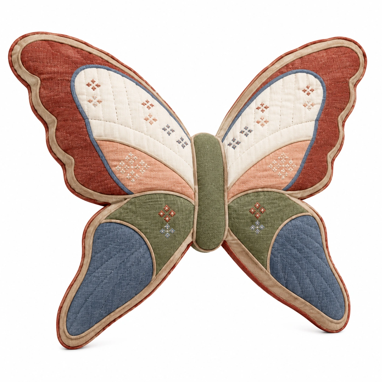Cojín Decorativo Mariposa Multicolor 60x40cm-BEL DRA NOX