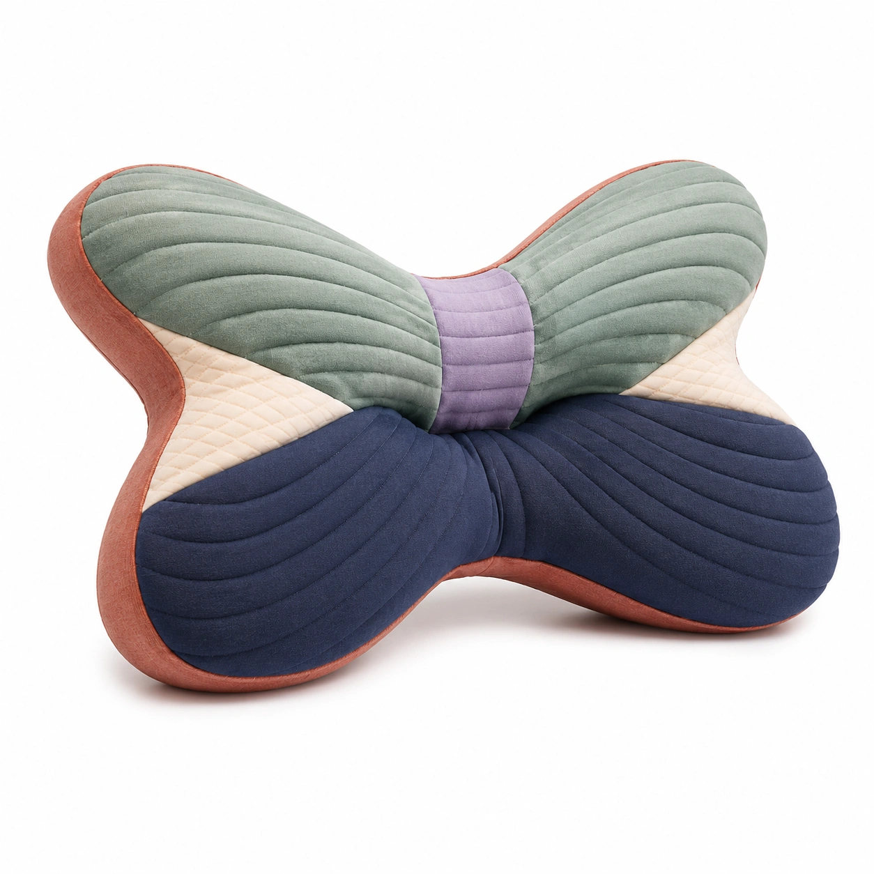 Cojín ergonómico en forma de mariposa multicolor-BEL DRA NOX