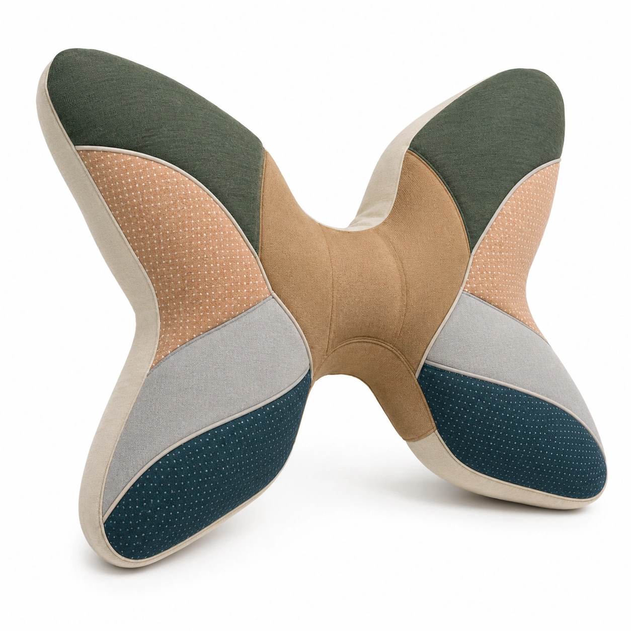 Cojín ortopédico ergonómico en forma de mariposa multicolor-BEL DRA NOX