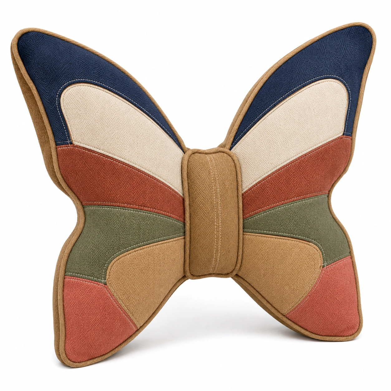 Cojín mariposa multicolor decorativo 40x30 cm-BEL DRA NOX