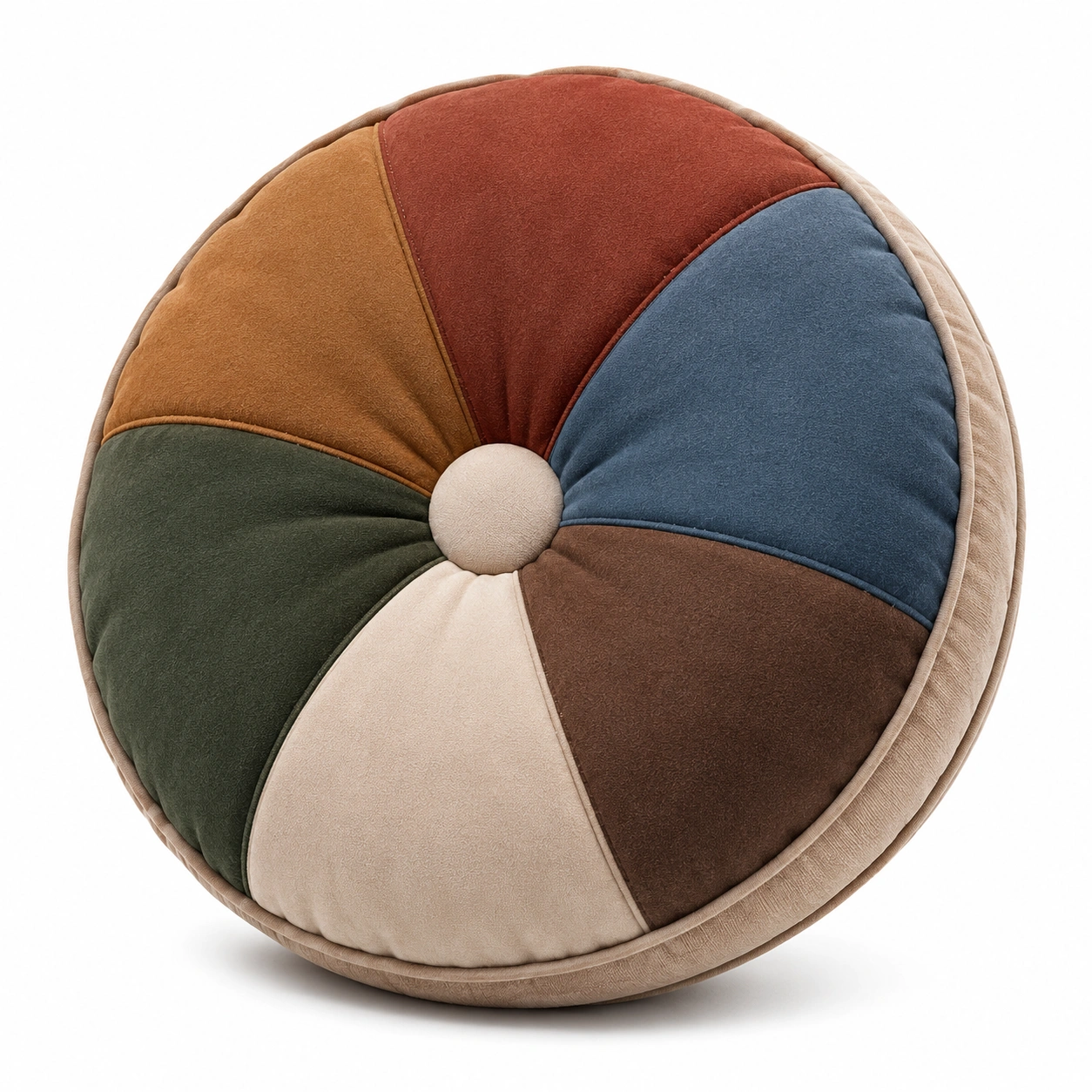 Cojín decorativo redondo multicolor 30 cm-BEL DRA NOX