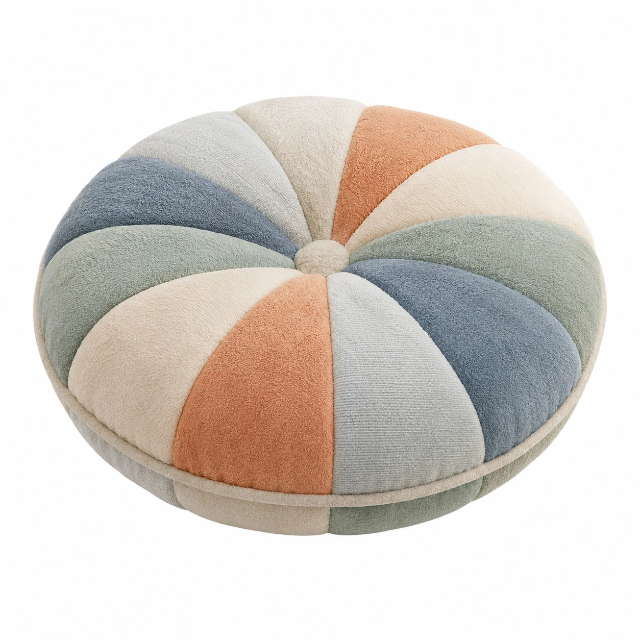 Cojín Redondo Multicolor Suave de 40cm-BEL DRA NOX