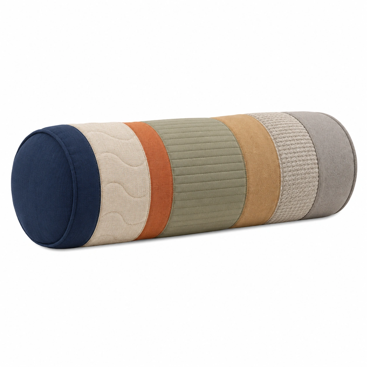 Cojín Decorativo Cilíndrico Multicolor 50cm-BEL DRA NOX