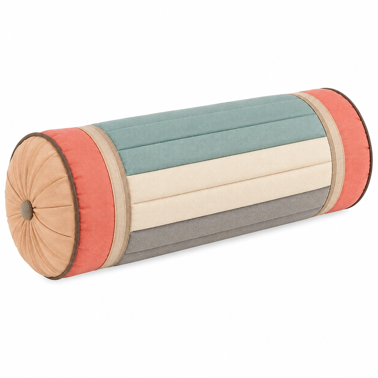 Cojín Cilíndrico Decorativo Multicolor-BEL DRA NOX