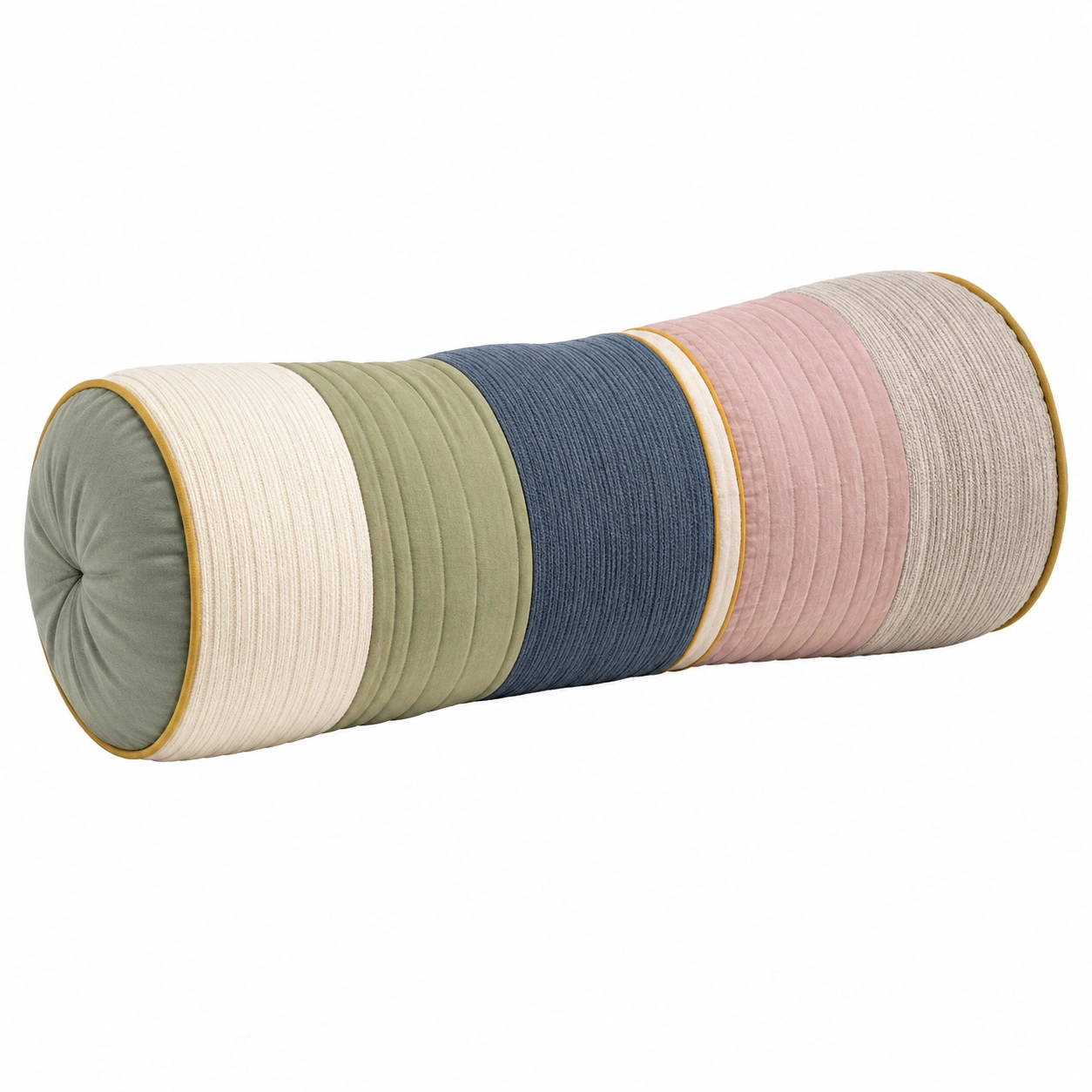 Cojín Cilíndrico Decorativo Multicolor 50 cm-BEL DRA NOX