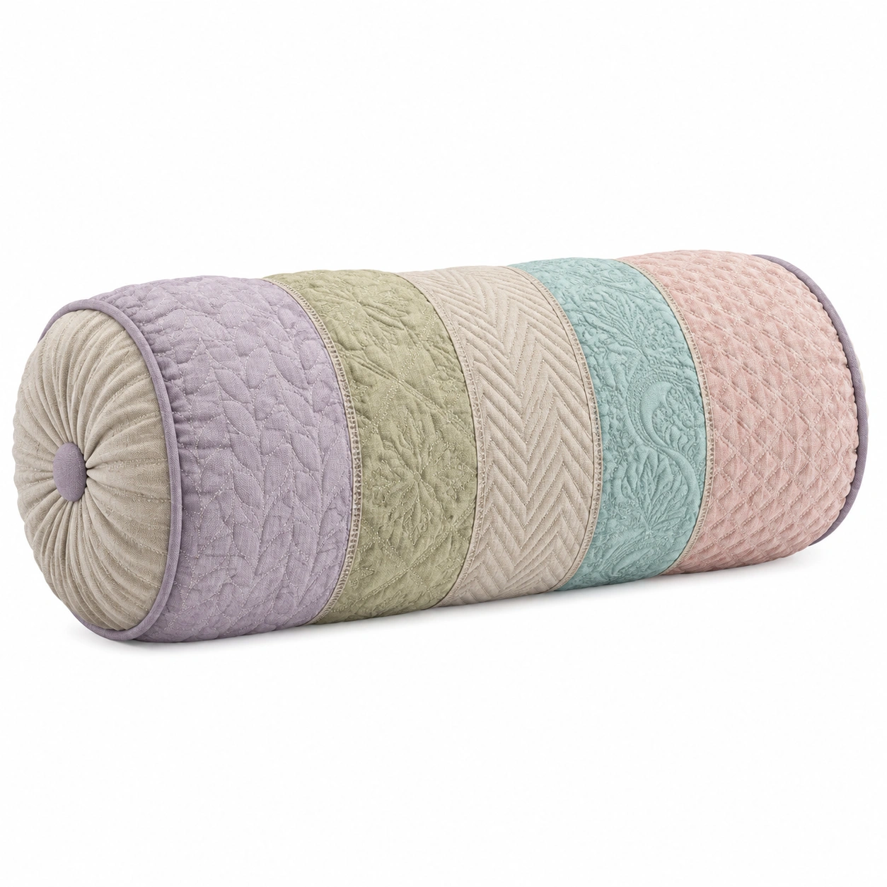 Cojín Cilíndrico Decorativo Multicolor 60cm-BEL DRA NOX