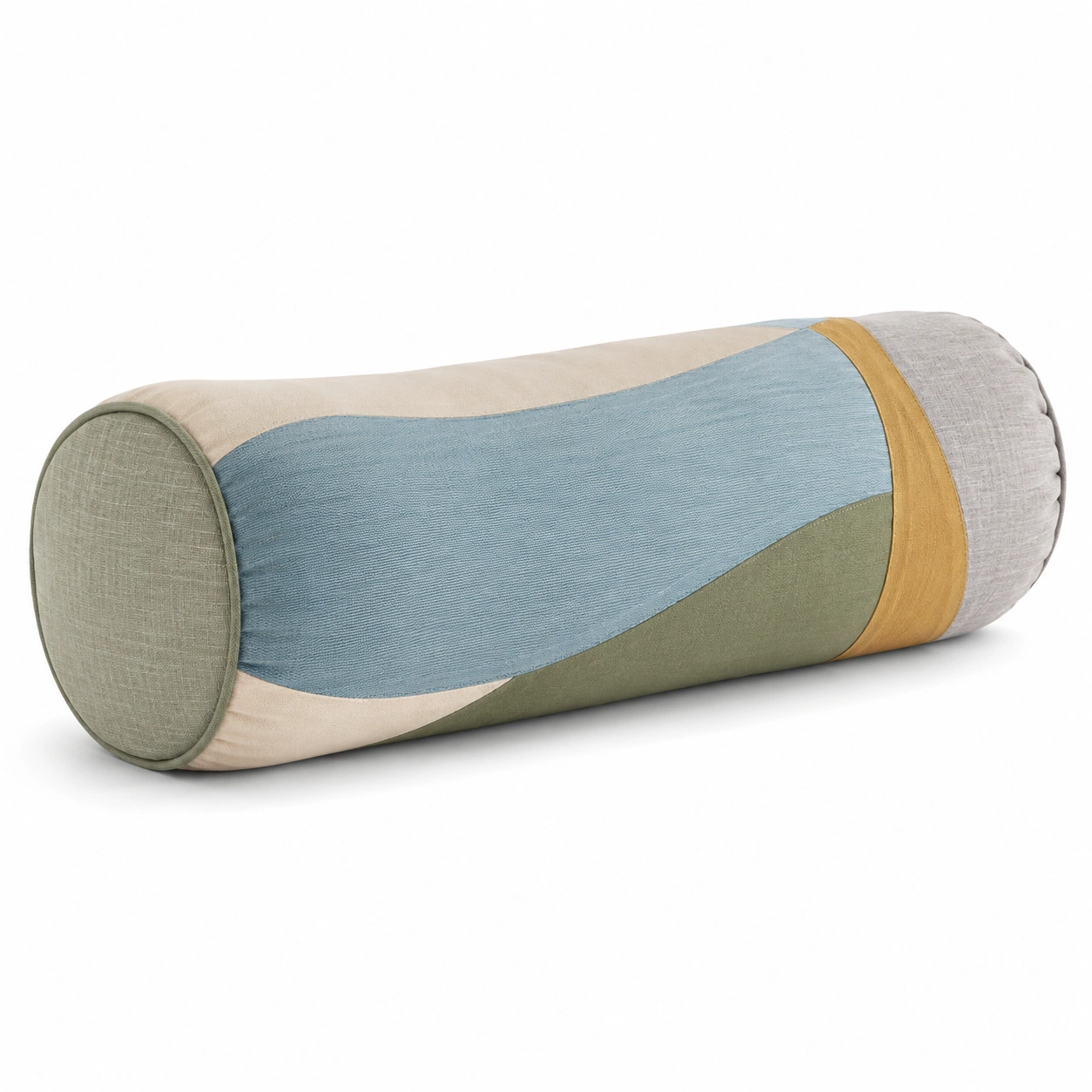 Cojín cilíndrico decorativo multicolor 50x20 cm-BEL DRA NOX