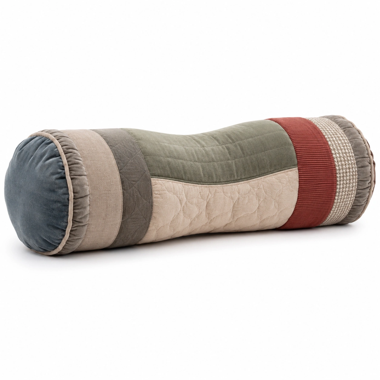 Cojín cilíndrico ergonómico multicolor 20x50 cm-BEL DRA NOX