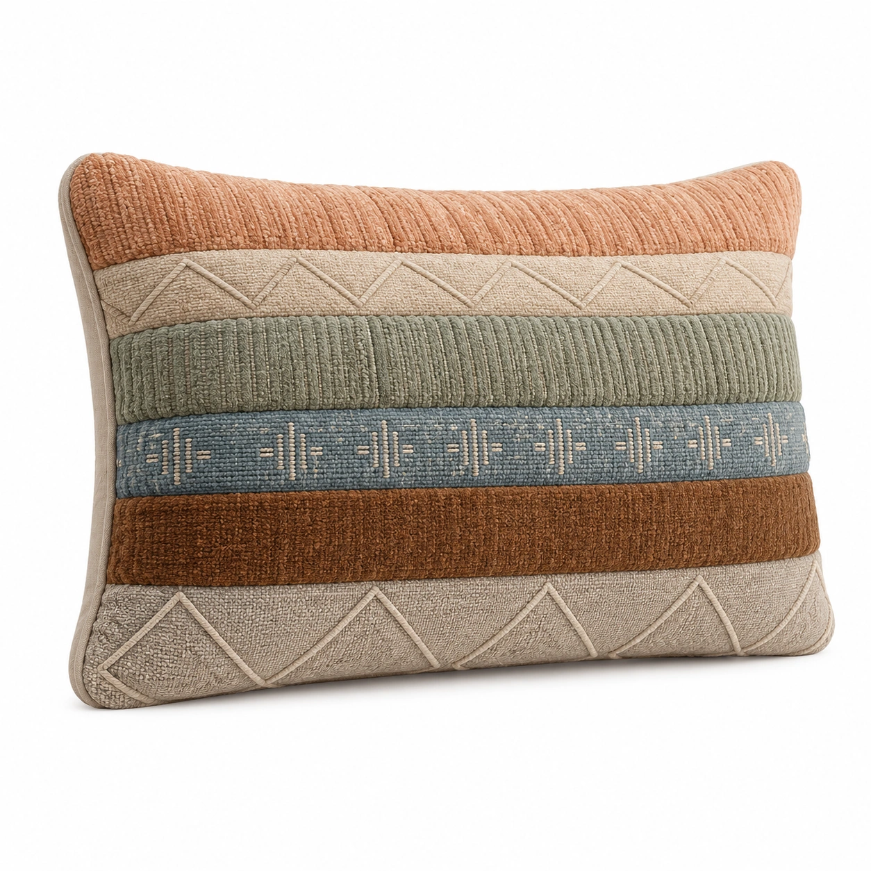 Cojín Decorativo Rectangular Multicolor Bohemio de 50x30 cm-BEL DRA NOX
