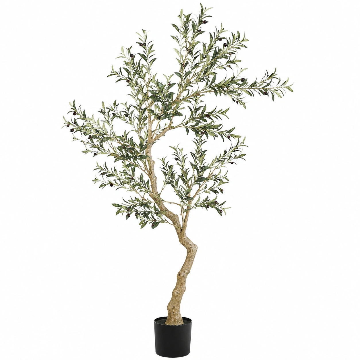 Árbol Artificial de Olivo en Maceta Verde 180 cm-JARNOVIEL