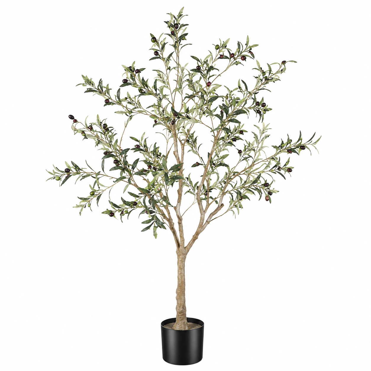 Árbol Artificial de Olivo con Frutas 180cm Verde-JARNOVIEL