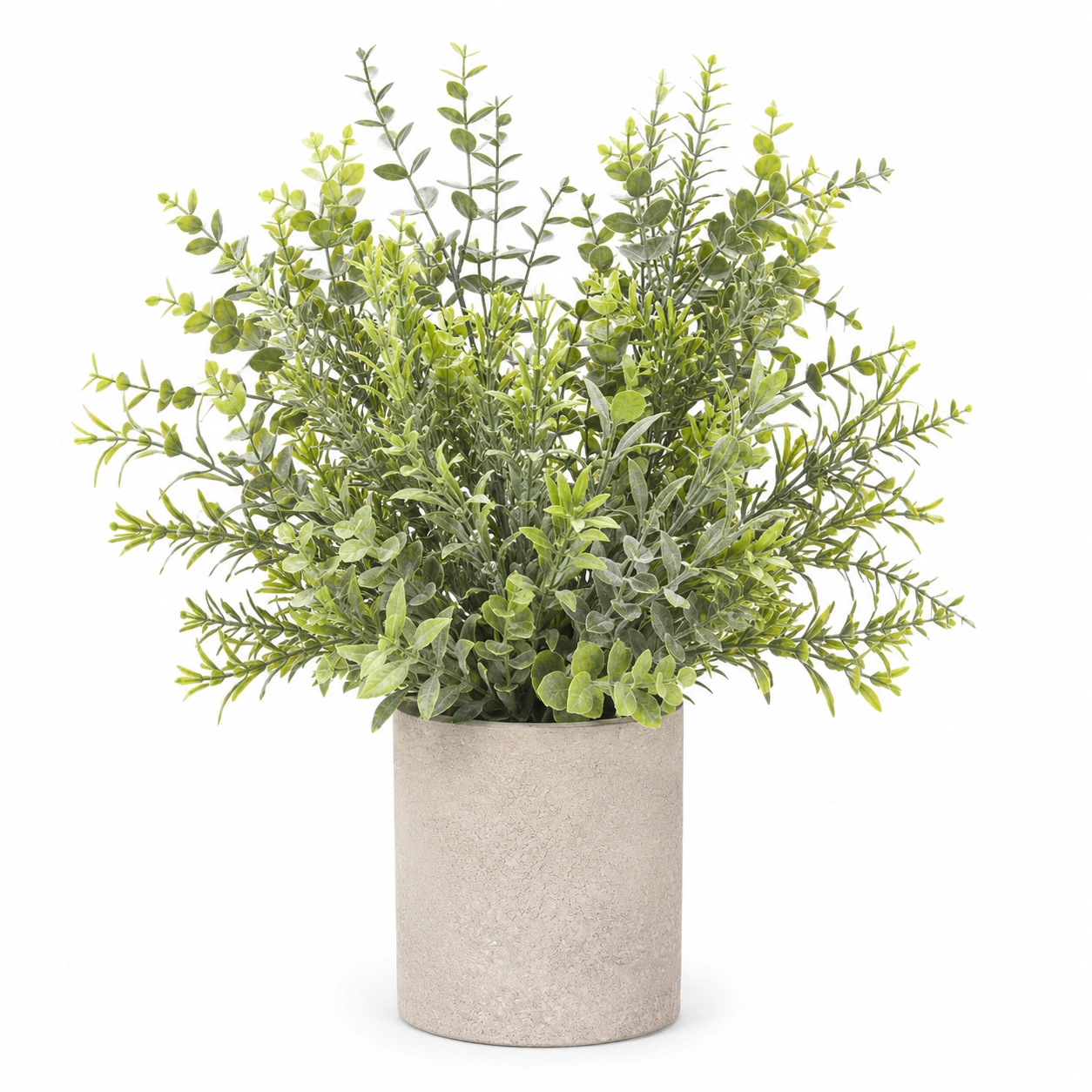 Planta Artificial Verde en Maceta Decorativa de 30 cm-JARNOVIEL