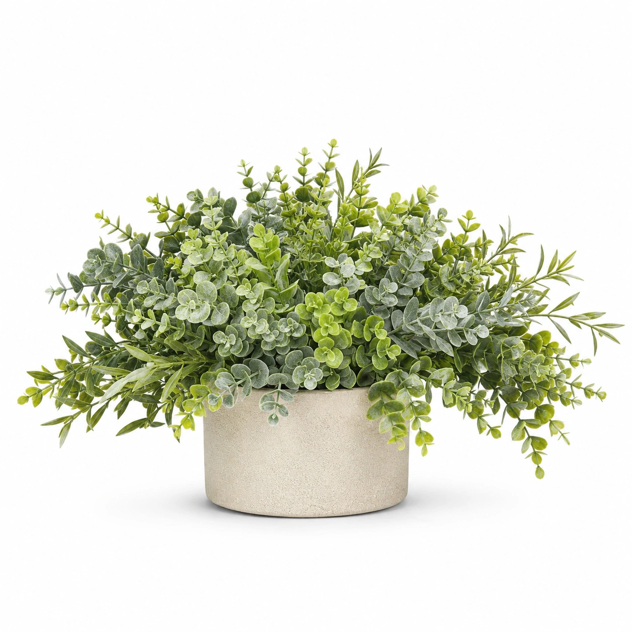 Planta Artificial Decorativa en Maceta Verde 26cm-JARNOVIEL