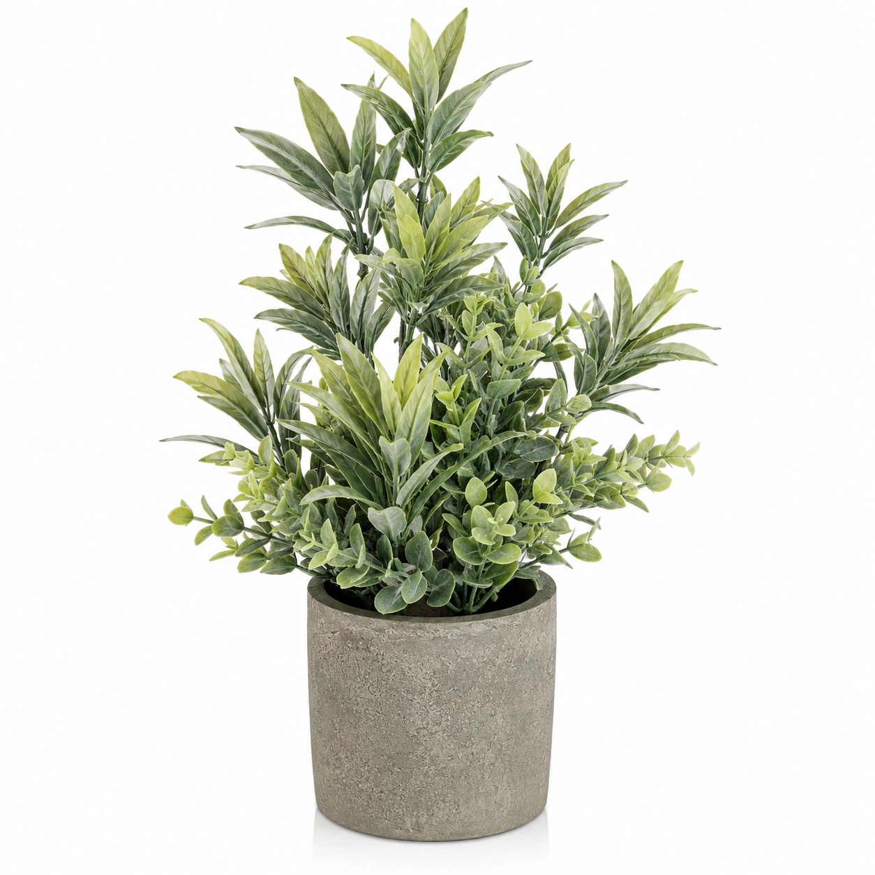 Planta Artificial en Maceta Verde Decorativa de 45 cm-JARNOVIEL